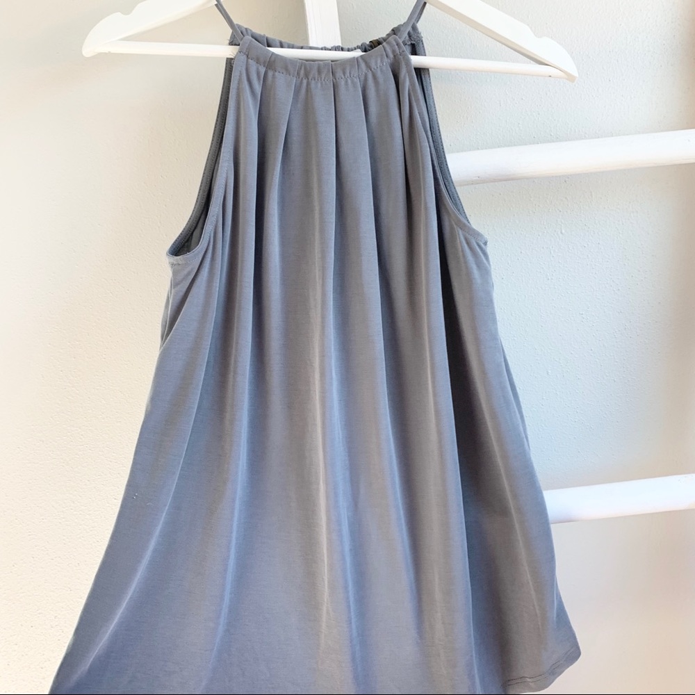 Green Envelope Halter Blouse